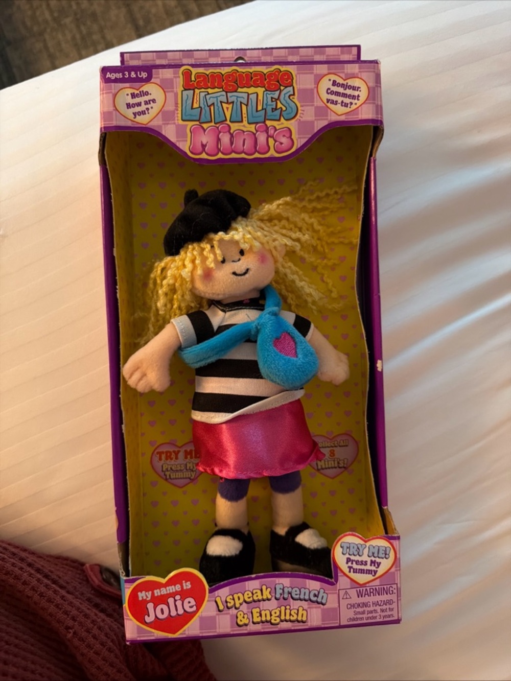 Language Littles Minis Jolie Plush Doll - doesn’t speak dead battery